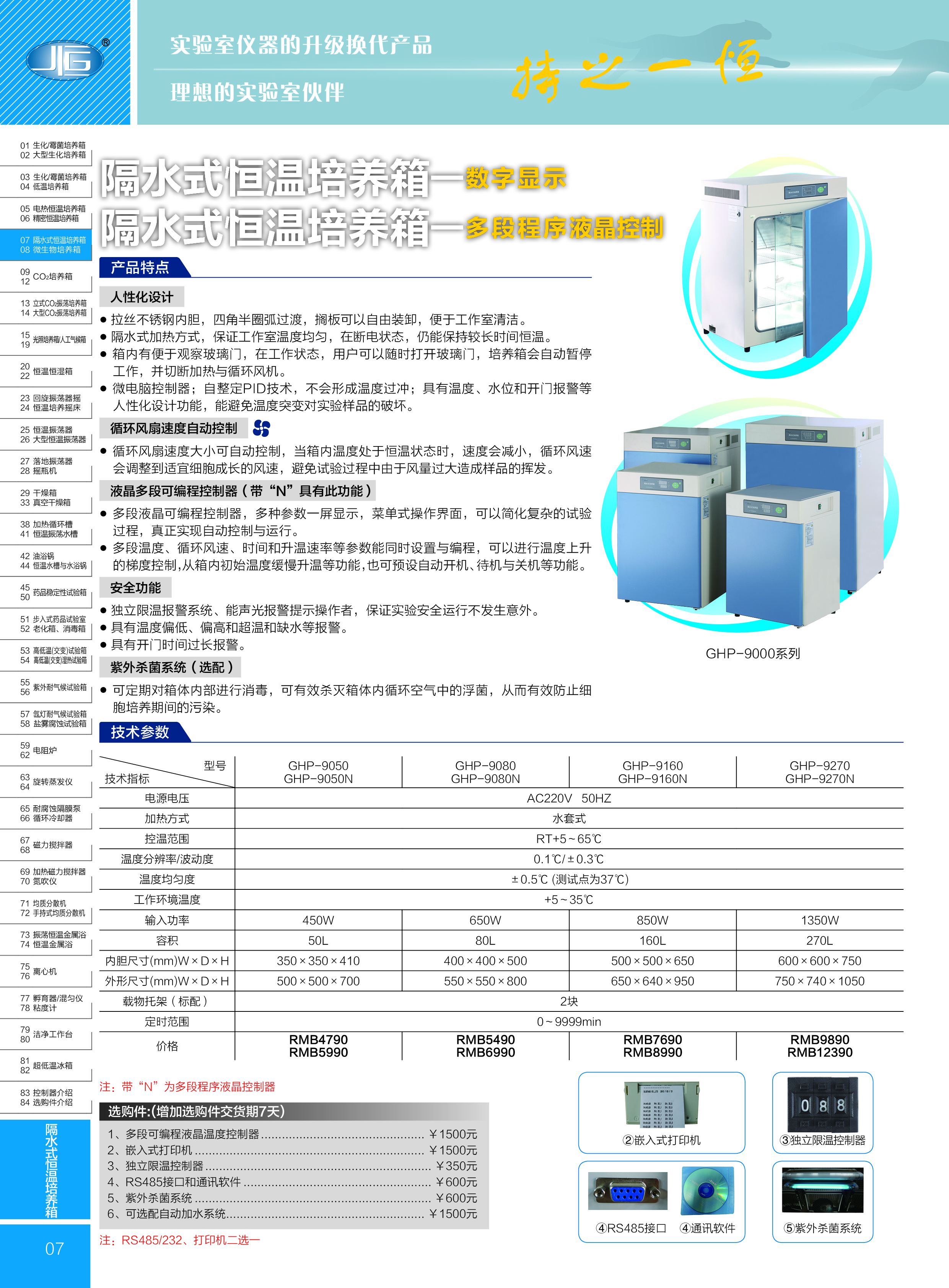 奥豪斯GHP隔水式培养箱彩页